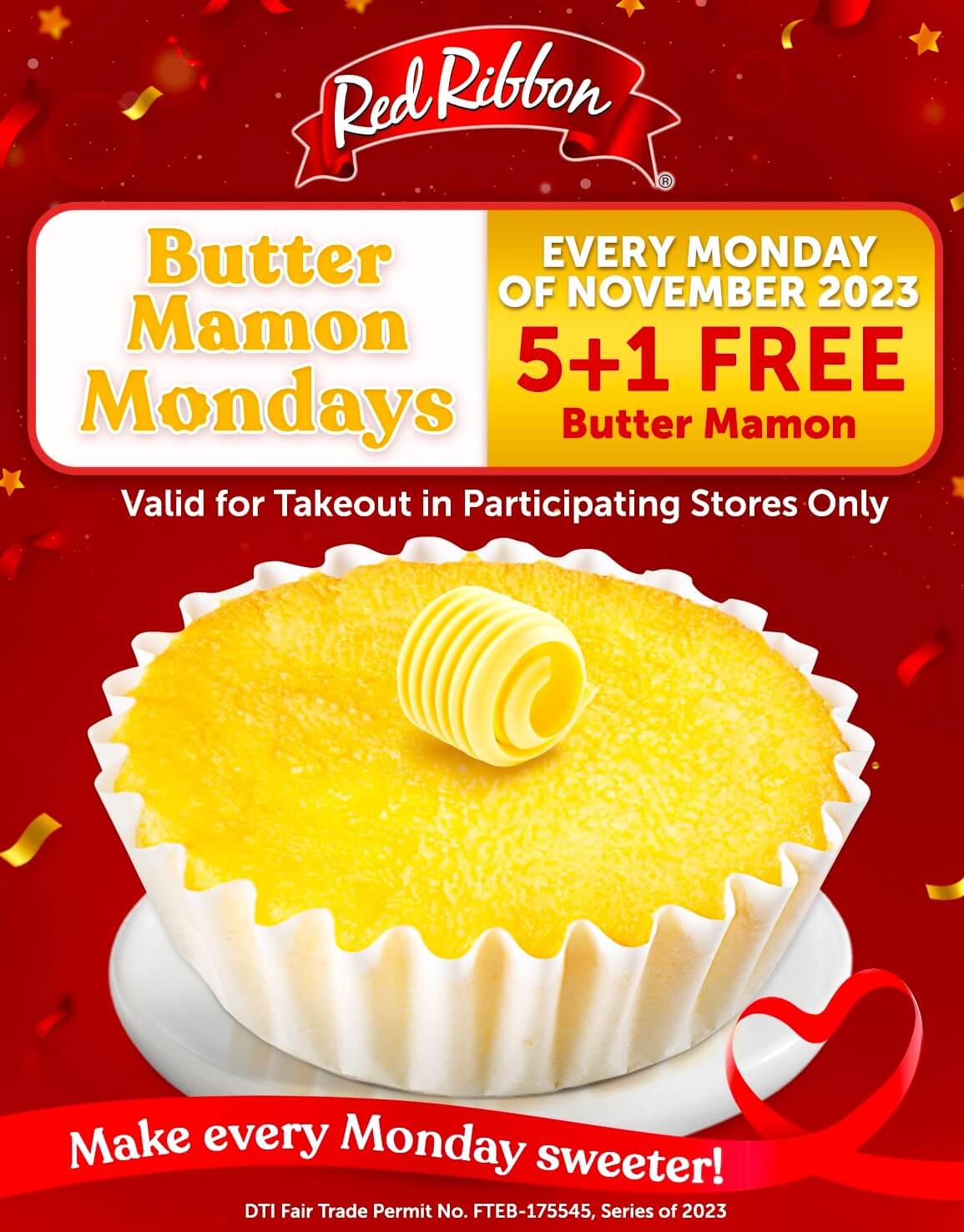 Red Ribbon Butter Mamon Mondays
