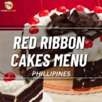 Red Ribbon Cakes Menu