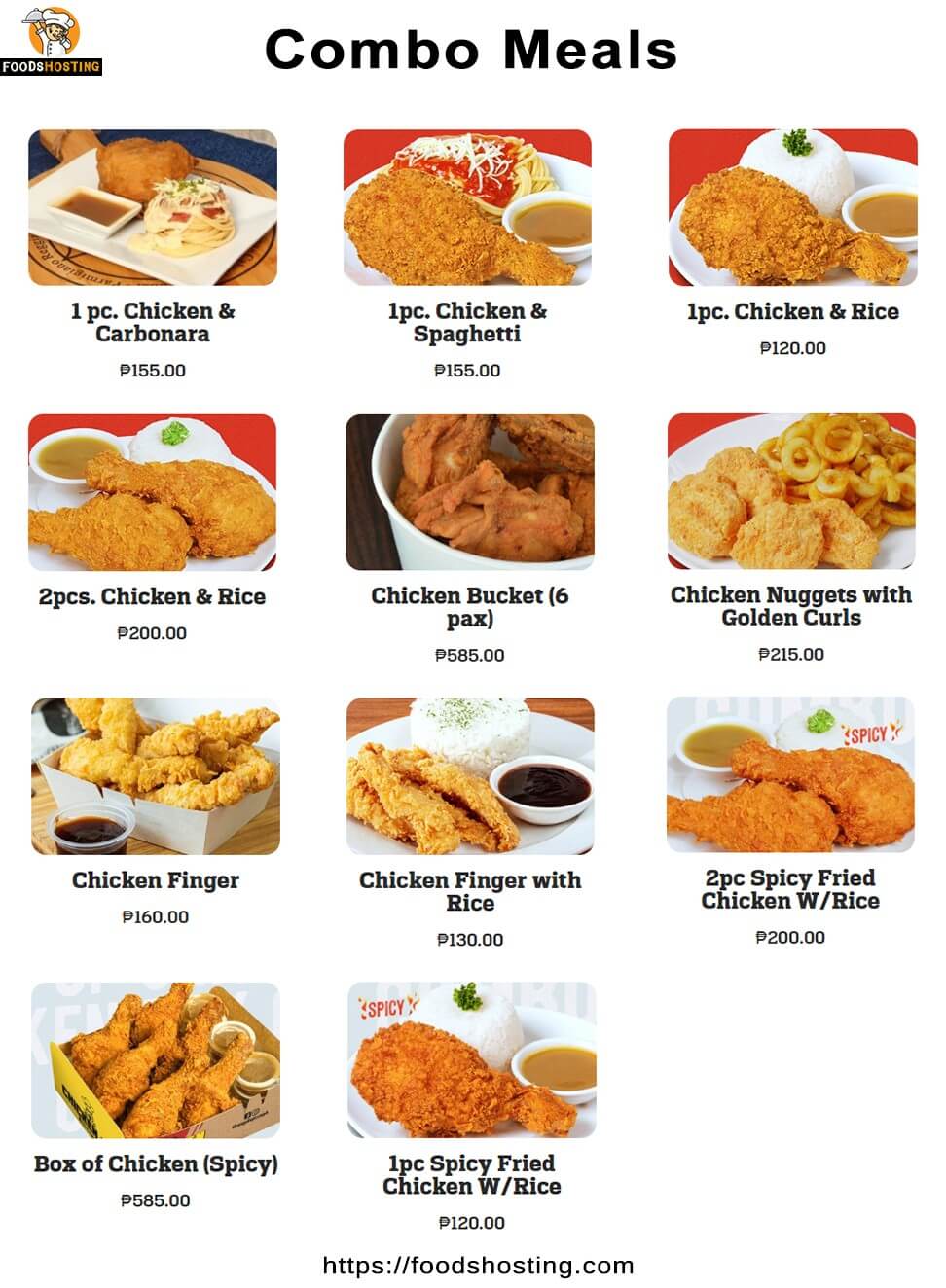 Angel’s Pizza Combo Meals Prices