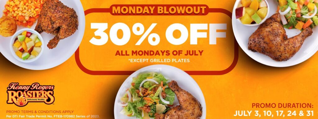 kenny rogers monday blowout Promo