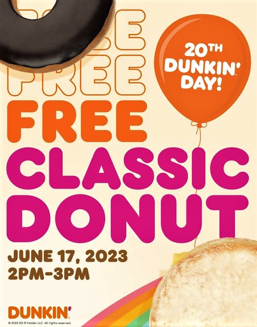 free classic donut