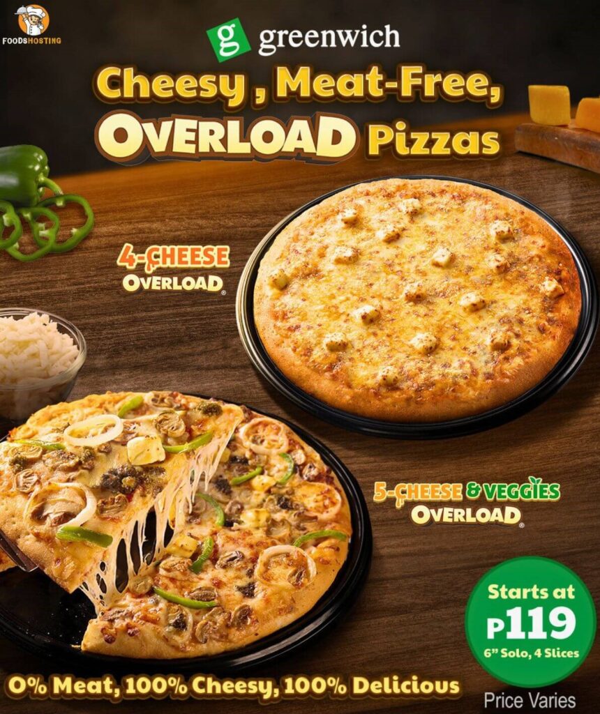 greenwich overload pizza price