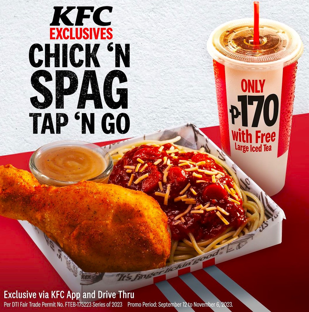KFC Chicken and Spaghetti Combo promo