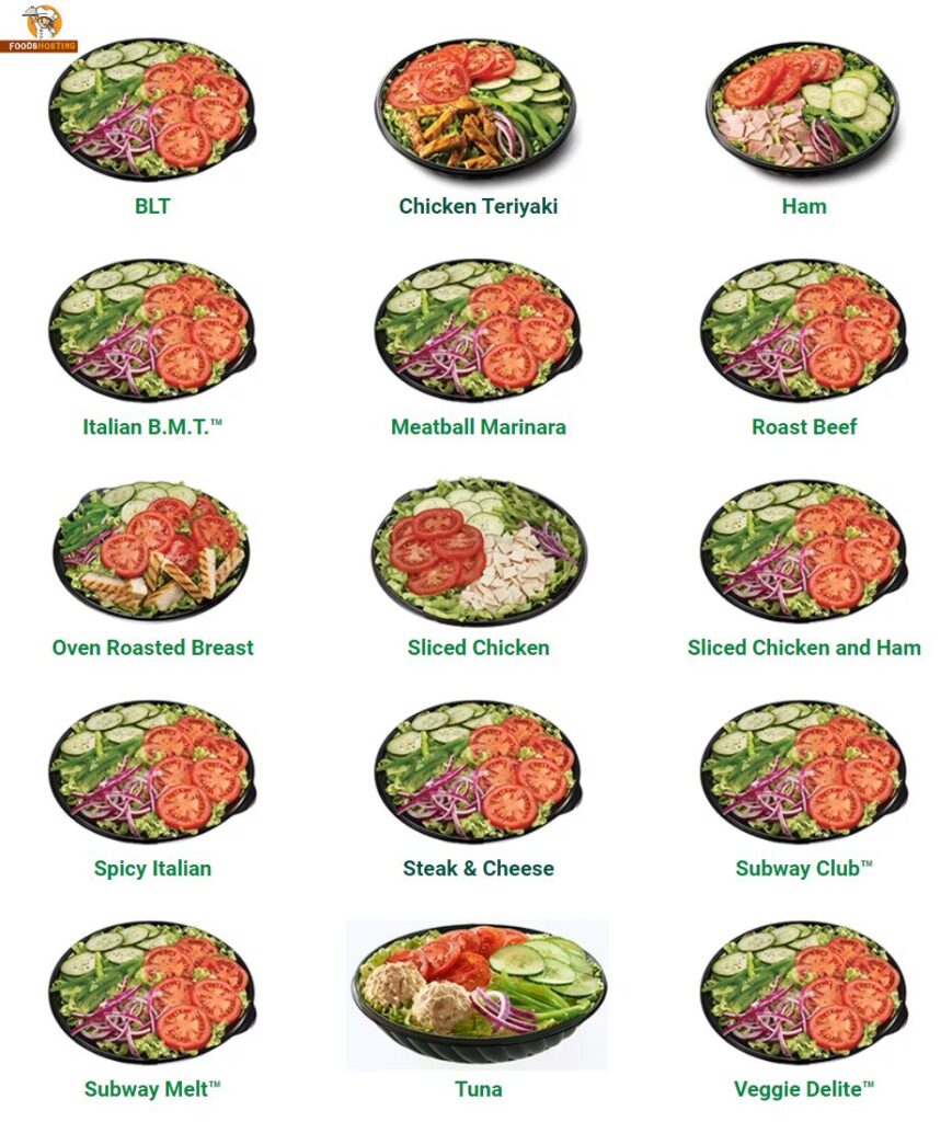 subway salad box | subway salad price