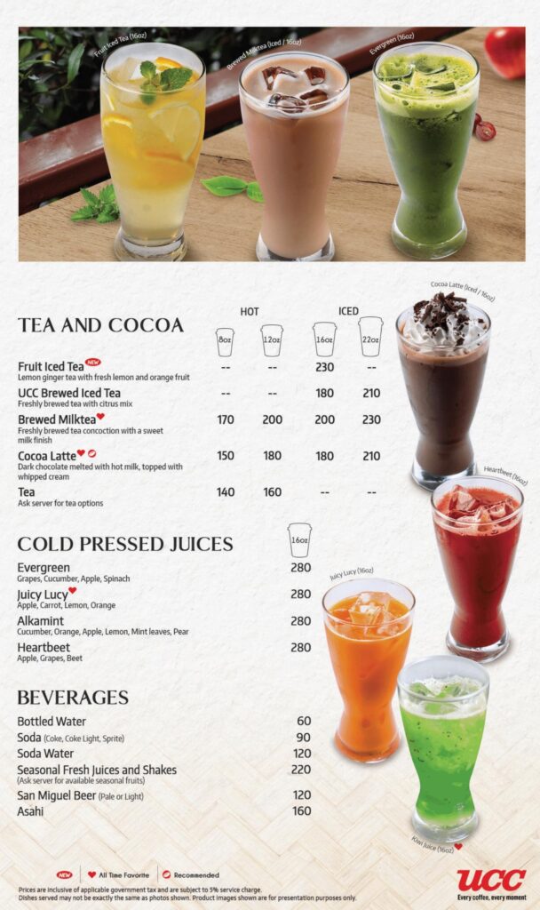 UCC Tea and Cocoa | UCC Cold Pressed Juices | UCC Beverages