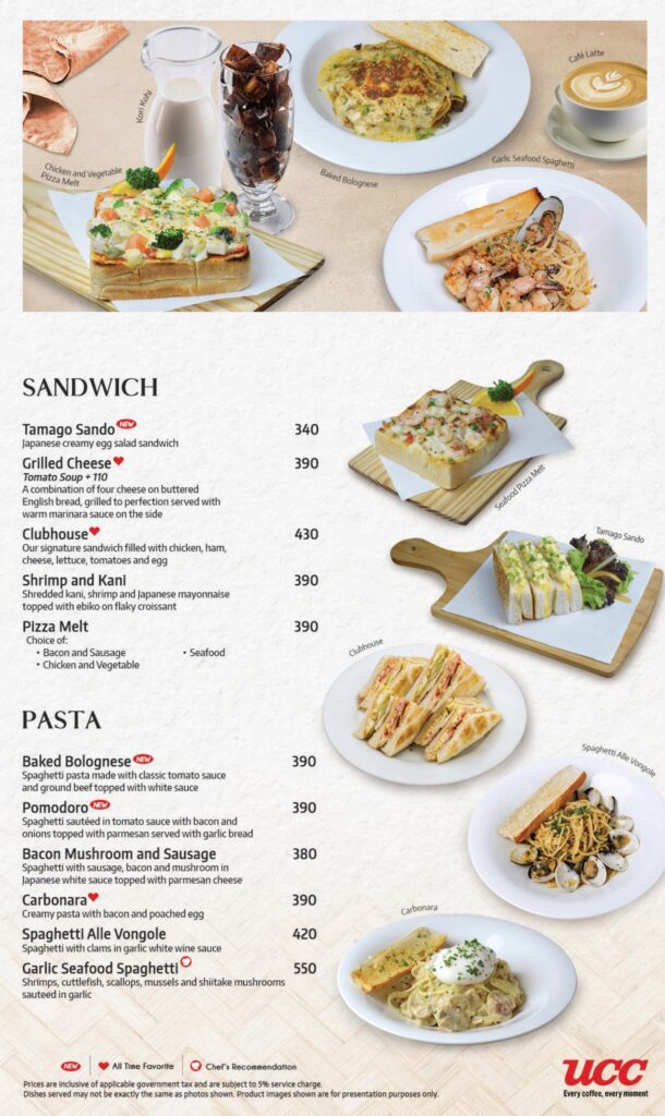 UCC Sandwich | UCC Pasta
