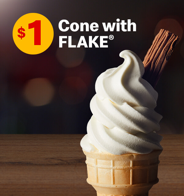 Mcdonald's Cone With Flake