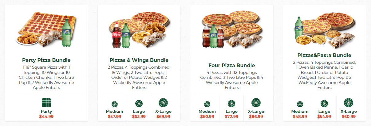 241 Pizza Bundle Prices