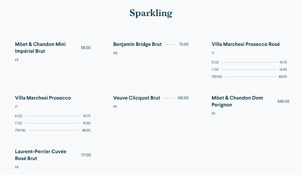 Earls Sparkling Wine Prices