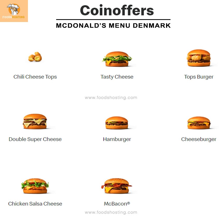 McDonald's Coinoffers Menu