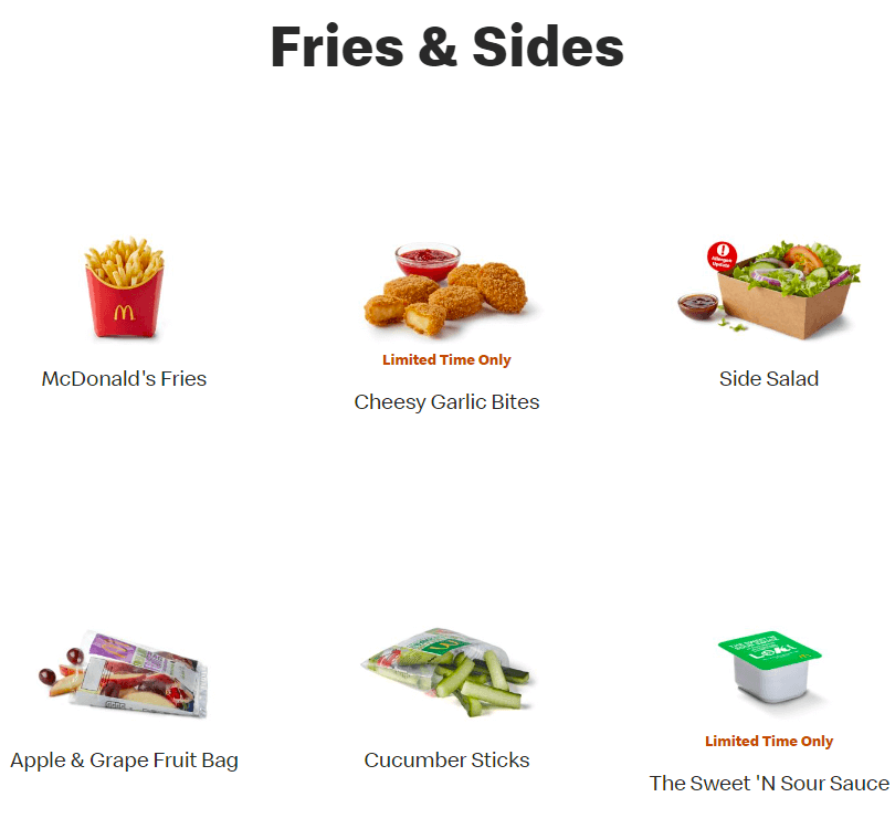 McDonald's Fries & Sides UK
