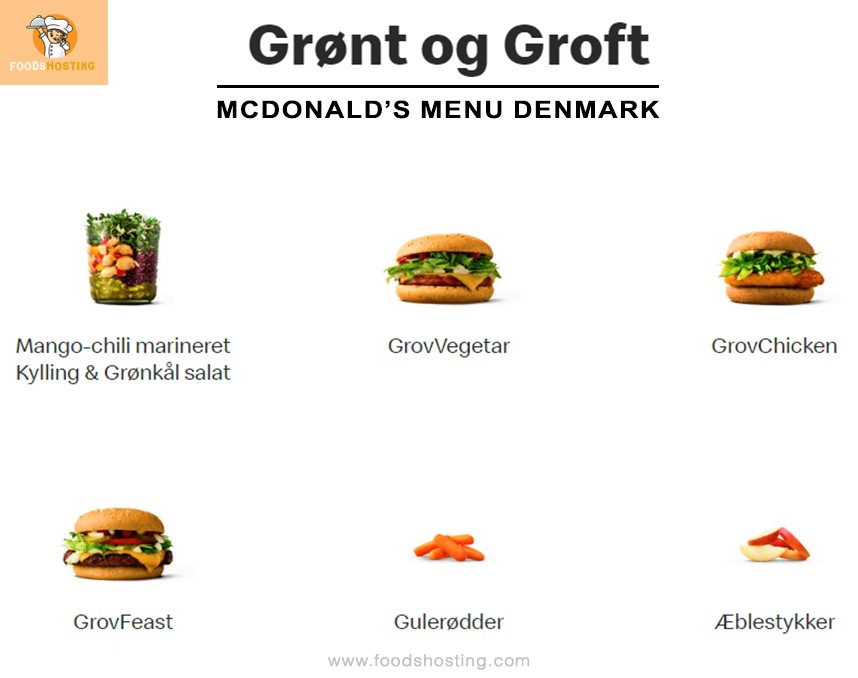 McDonald's Grønt og Groft Menu