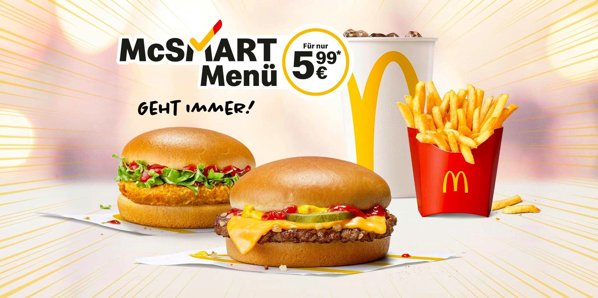 McSmart Menü für 5,99 €