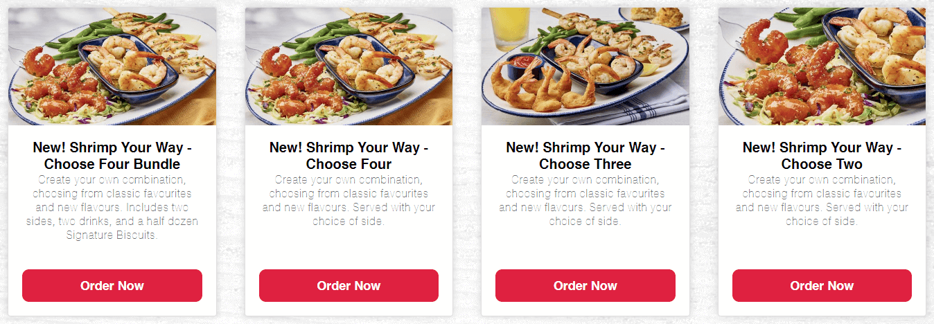 Red Lobster New Shrimp Your Way