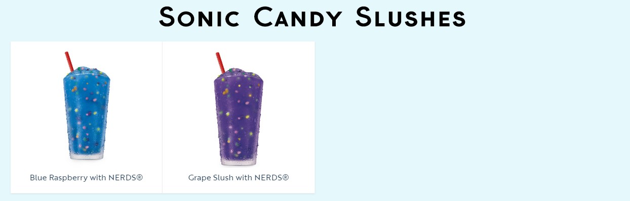 Sonic Candy Slushes