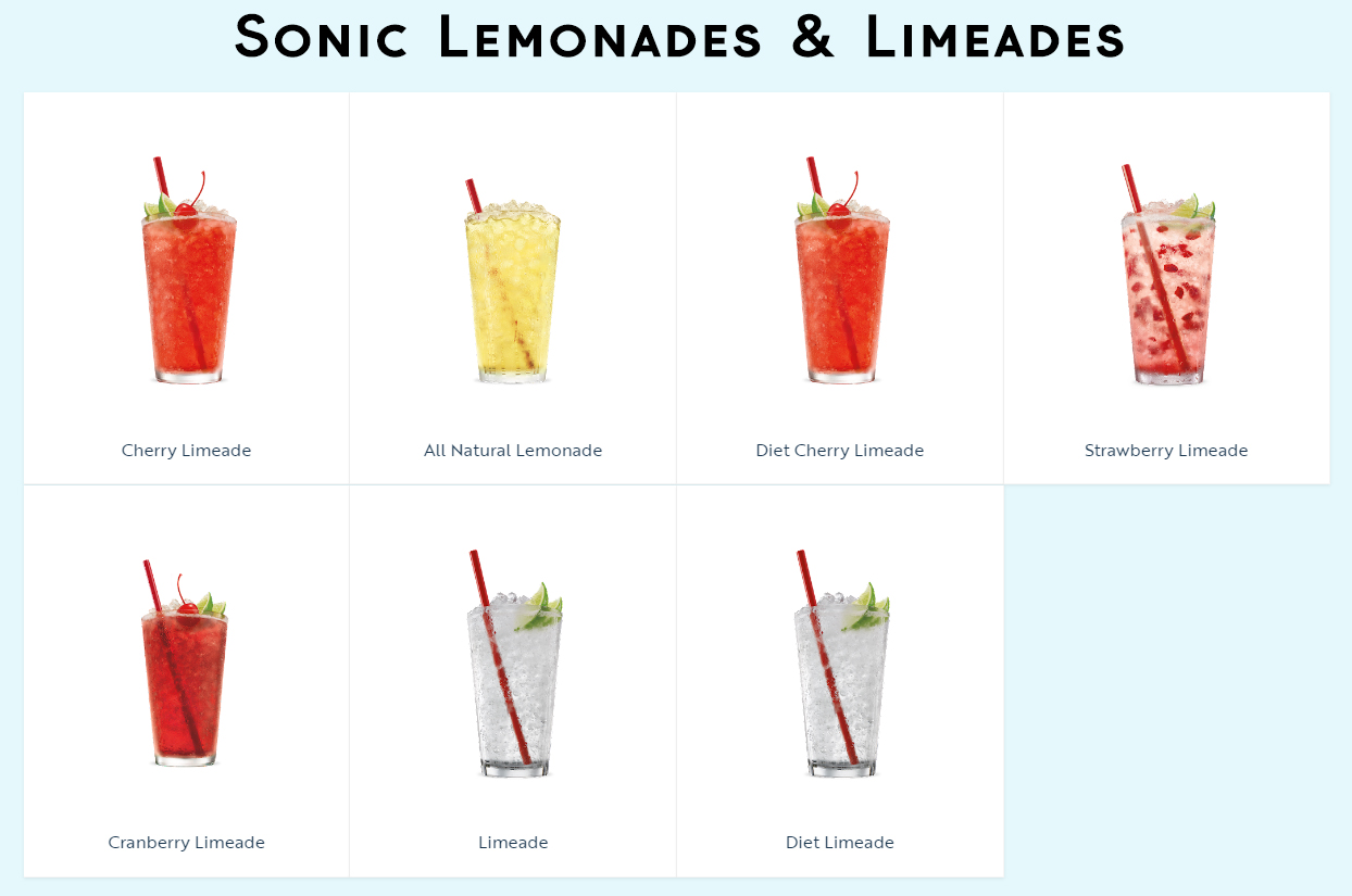 Sonic Lemonades & Limeades