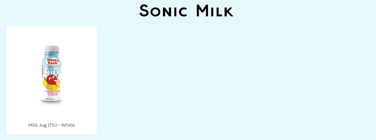 Sonic Milk